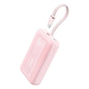 Anker Zolo Power Bank 20000mAh 30W Portable Charger with Built-in USB C Cable A1689 - Pink