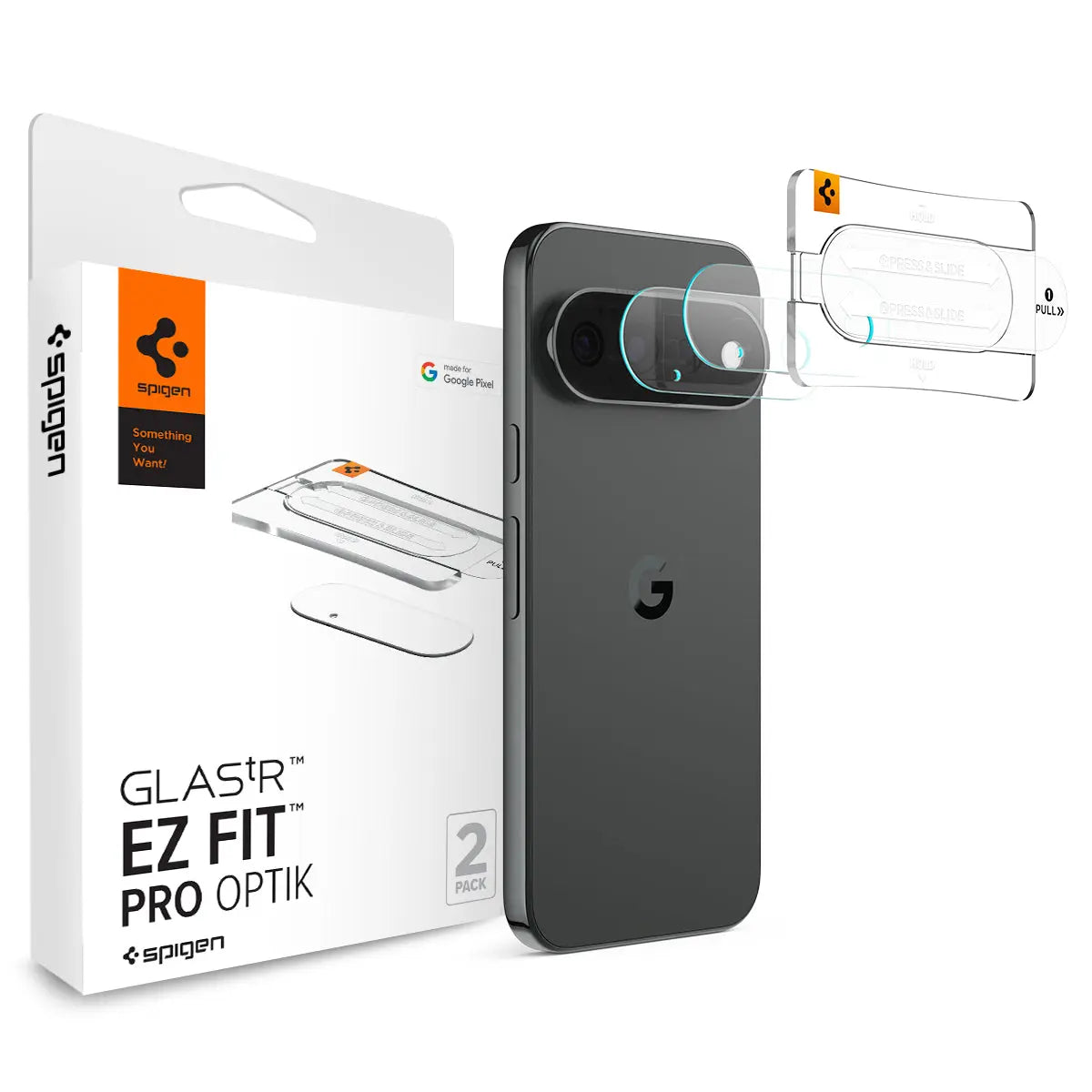 [2 Pack] Spigen Google Pixel 11 Pro XL Camera Lens Protector EZ Fit Optik Pro Spigen Singapore Singapore