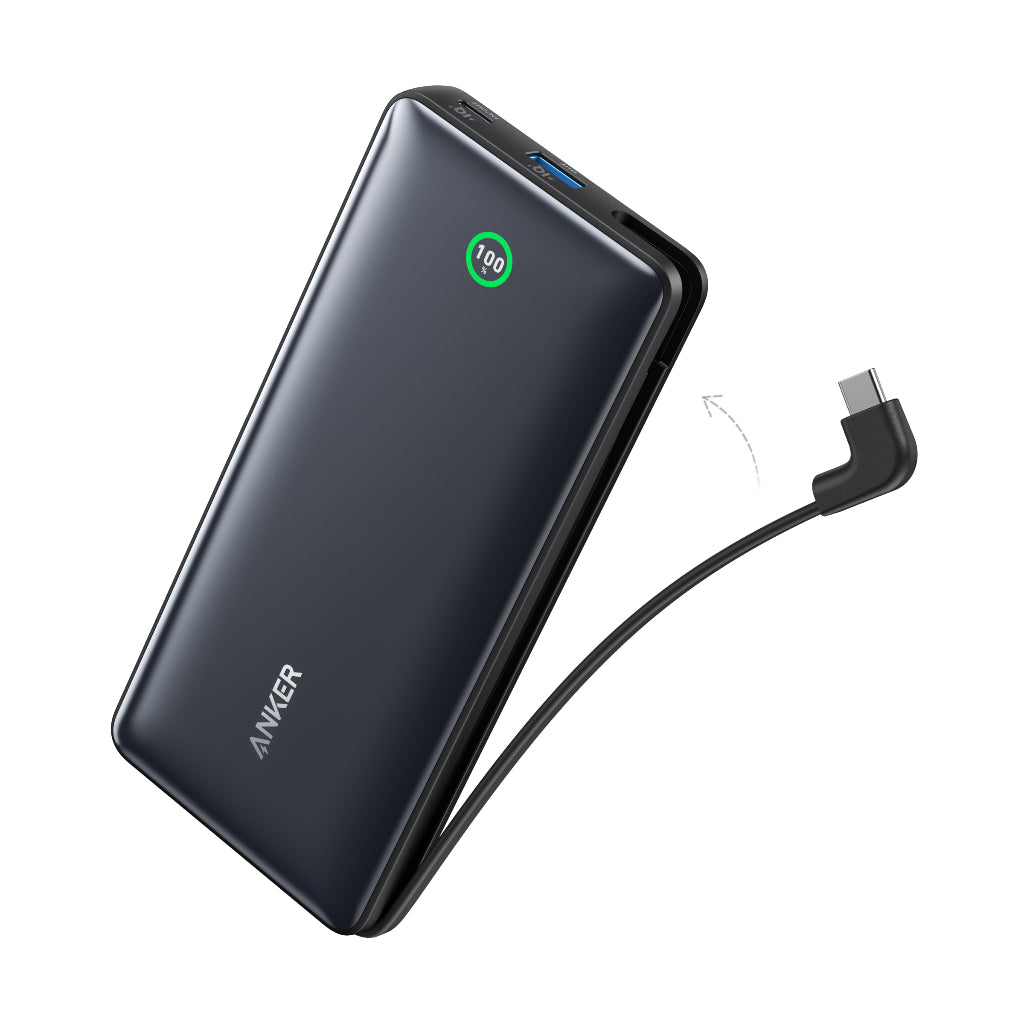 Anker Nano Power Bank 20000mah 30W Built-In USB-C Cable A1387 Anker