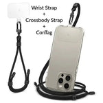 Spigen Universal Phone Lanyard Set (CrossBody Strap + Wrist Strap With ConTag) Spigen Singapore Singapore