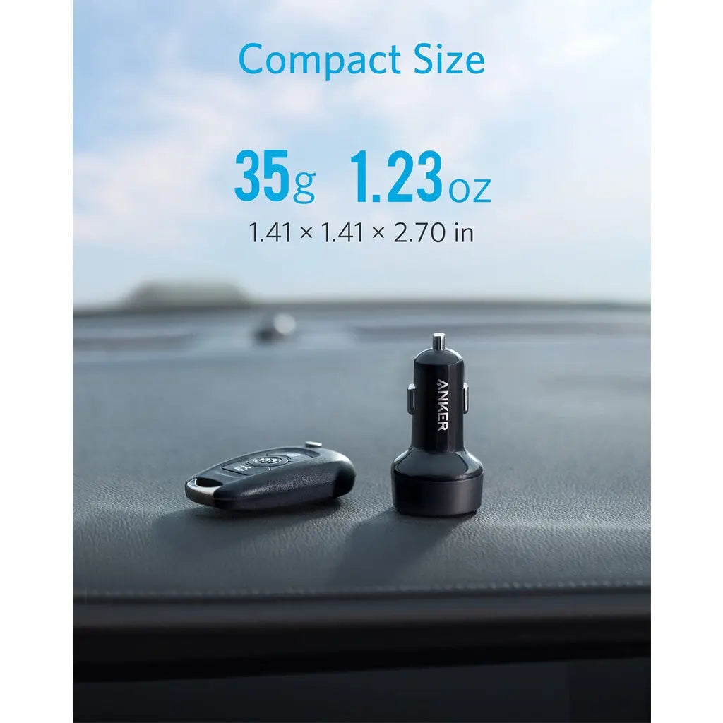 PowerDrive PD+ 2 35W (20W PD+15W) USB C Car Charger A2732 - Anker Singapore