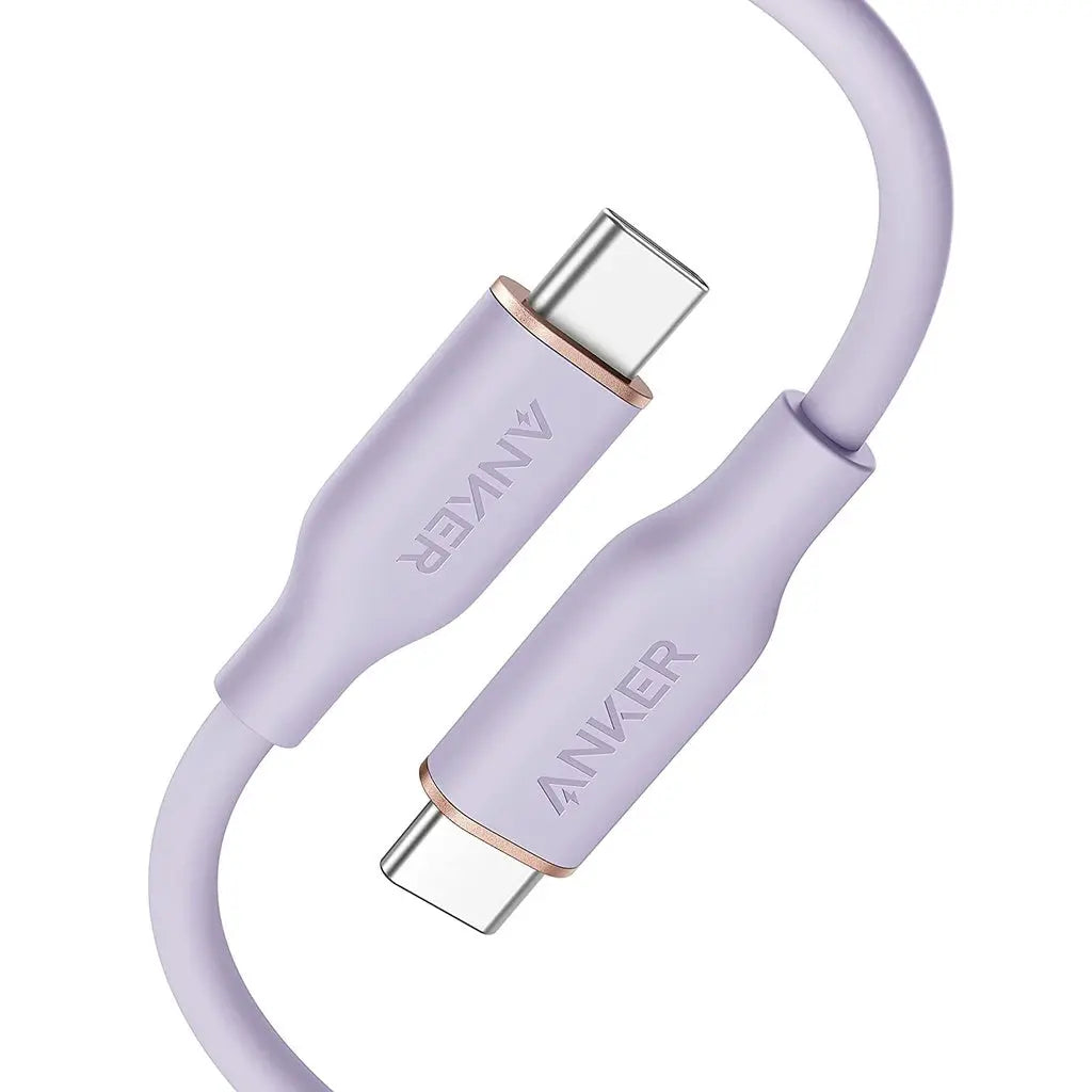 643(COLORS)PowerLine III Flow USB-C to USB-C Cable 6ft/1.8m 100W A8553 - Anker Singapore