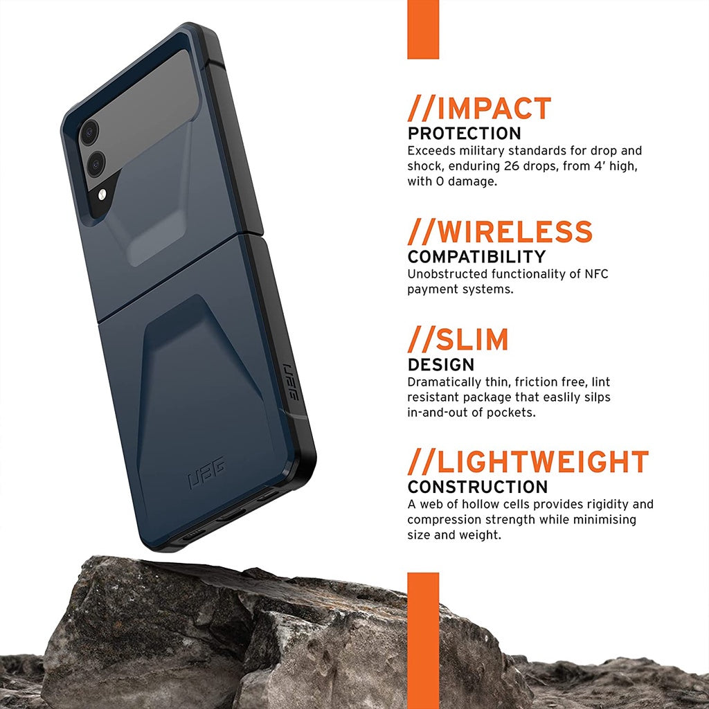 UAG Samsung Galaxy Z Flip 3 Case Civilian UAG