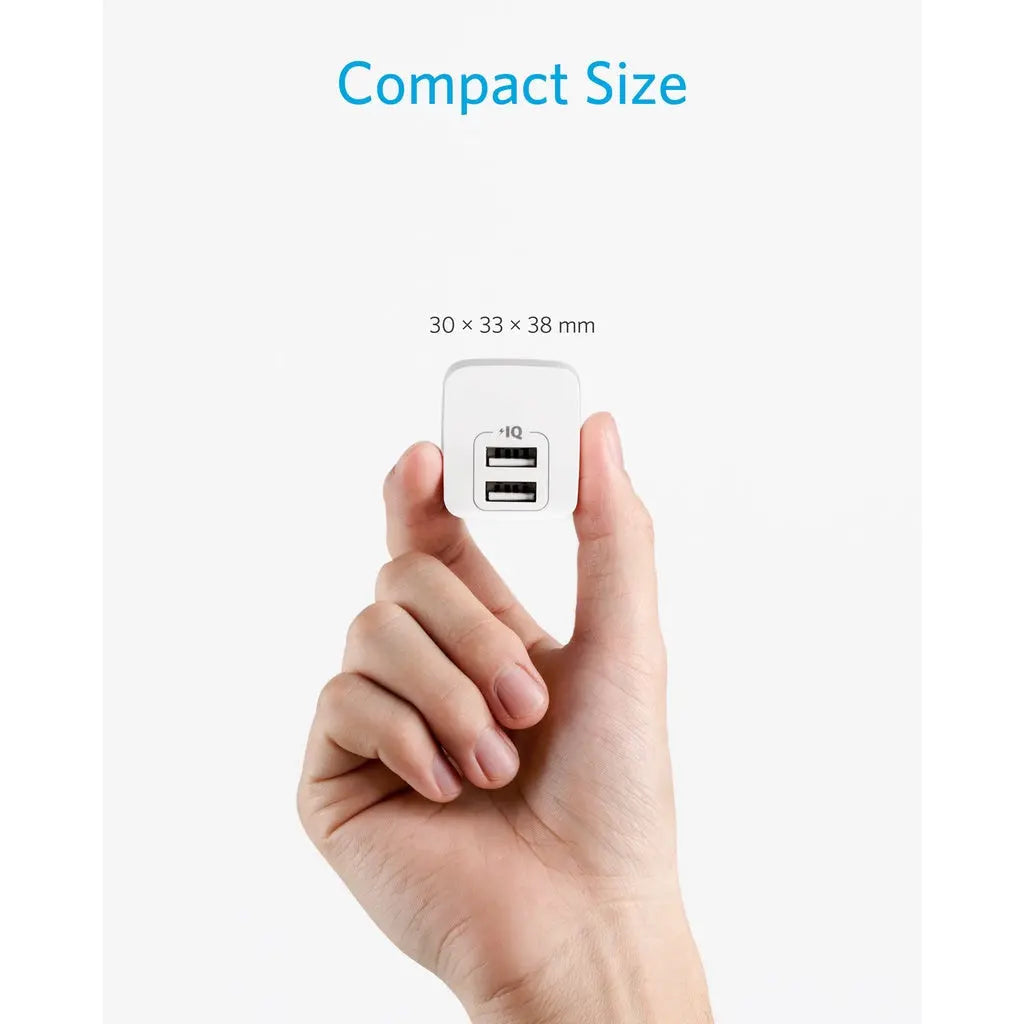 PowerPort mini Dual Port USB Wall Charger - Anker Singapore