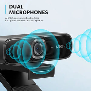 PowerCam Webcam PowerConf C300 ZOOM Certified, 1080p/60FPS A3361 - Anker Singapore