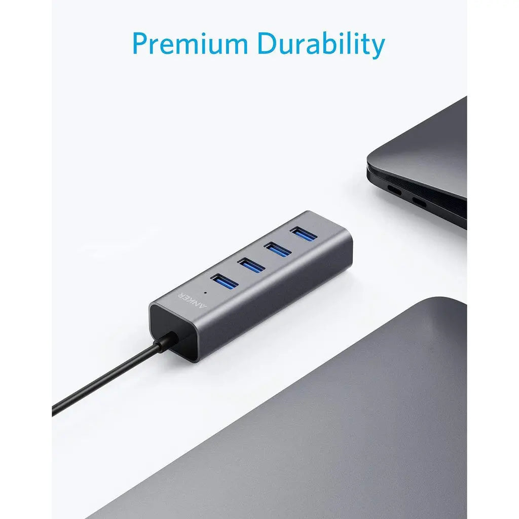 USB-C to 4-Port USB 3.0 Data Hub with 4 USB 3.0 Ports A8305 - Anker Singapore