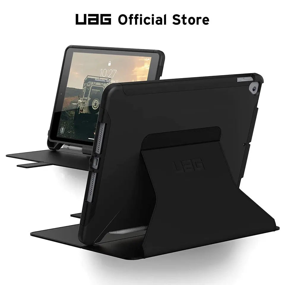 UAG iPad 10.2" (2021/ 2020/ 2019) Case Scout Series Folio with Built-in Apple Pencil Holder and kickstand UAG