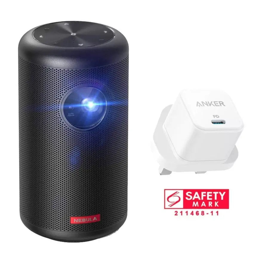 Nebula Capsule II Smart Mini Projector + FREE Anker PowerPort III 20W Charger D2421 - Anker Singapore