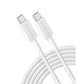 322 PowerLine USB-C to USB-C Braided Cable 10ft/3m 60W A81F7 - Anker Singapore