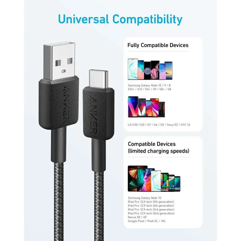 322 USB-A to USB-C Cable 10ft/3m A81H7