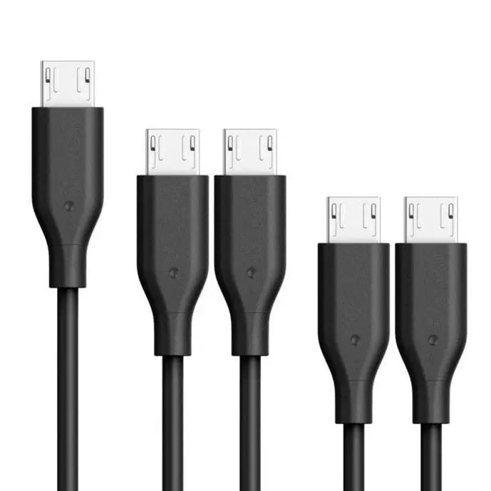 [5-Pack,Assorted Lengths] PowerLine Micro USB Cable (1ftx2,3ftx2,6ft) B8133 - Anker Singapore