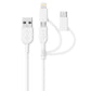 Powerline II 3-in-1 USB Cable 3ft ( IP Cable / Type C / Micro ) - Anker Singapore