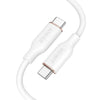 Anker 643 PowerLine III Flow USB-C to USB-C Silica Gel Cable 3ft/0.9m 100W A8552 - White