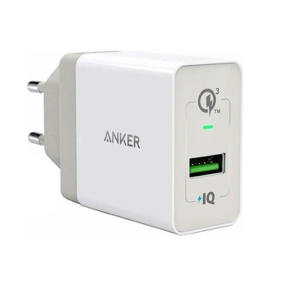 PowerPort+1 Quick Charge 3.0 With 3ft Micro USB Cable [EU Plug] - Anker Singapore