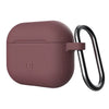 UAG Apple AirPods 3 Case [U] DOT Silicone - Aubergine