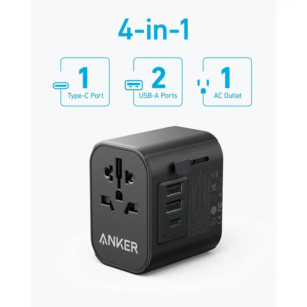 PowerExtend Travel Adapter 30W With USB C Charger  A9212 - Anker Singapore