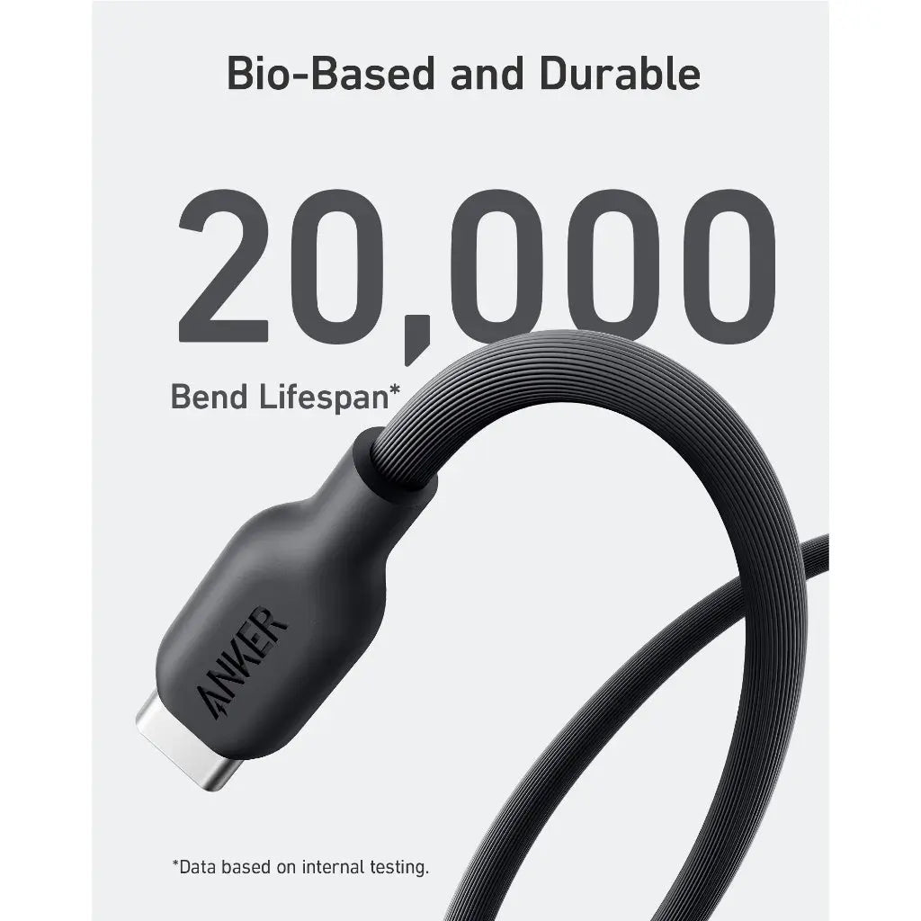 542 USB-C to Lightning Cable (Bio-Based) (1.8m/6ft) A80B2 - Anker Singapore