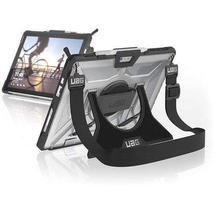 UAG Microsoft Surface Pro 7 / 6 / 5 / 4 with Hand Strap & Shoulder Strap Plasma Rugged [Ice] UAG