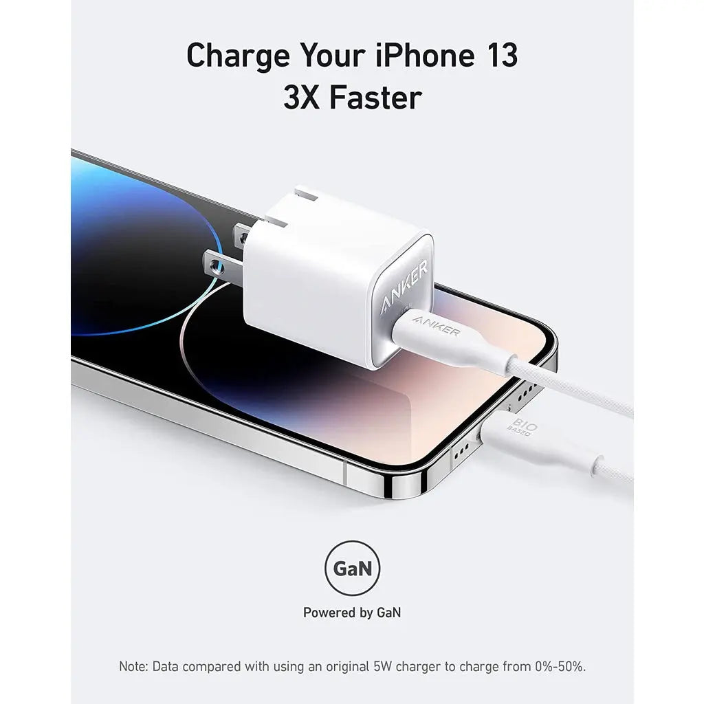 511 Charger (Nano 3), USB C GaN Charger 30W - Anker Singapore