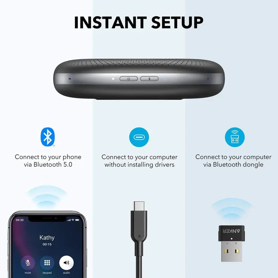 PowerConf+ Bluetooth Speakerphone A3306 - Anker Singapore