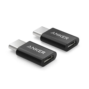 USB-C to Micro USB Adapter [2 in 1 Pack] 480 Mbps B8174 - Anker Singapore