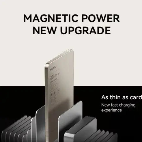 [CCC Power Bank] Recci 10000mAh Magnetic Power Bank PD 20W Fast Charging with Wireless Charging 3C Certified (RPB-W36) Tech House Singapore