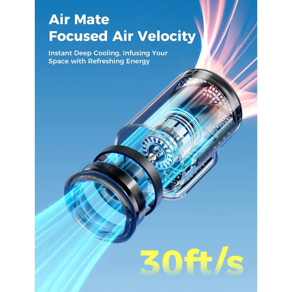 Aecooly Powerful Type C Phone Fan Air Mate 17000 RPM High Speed 4 Speed Mini Universal Portable USB C Port Fan Tech House Singapore