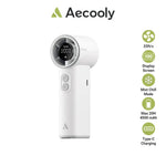 Aecooly Portable Misting Fan Cold Air Mist Chill High Speed Wind Portable Fan Rechargeable Turbo Fan Mini Fan Tech House Singapore