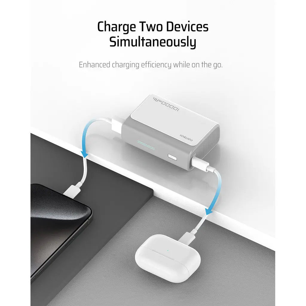 CUKTECH Mini Pocket Power Bank 30W Fast Charging 10000mAh Powerbank Compact Portable Charger Tech House Singapore