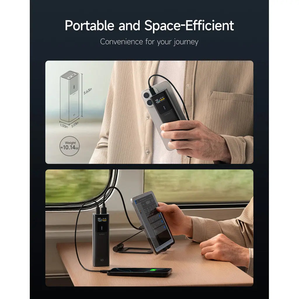 [CCC Power Bank] CUKTECH 10 Power Bank 150W Fast Charging 10000mAh Powerbank Portable Charger Tech House Singapore