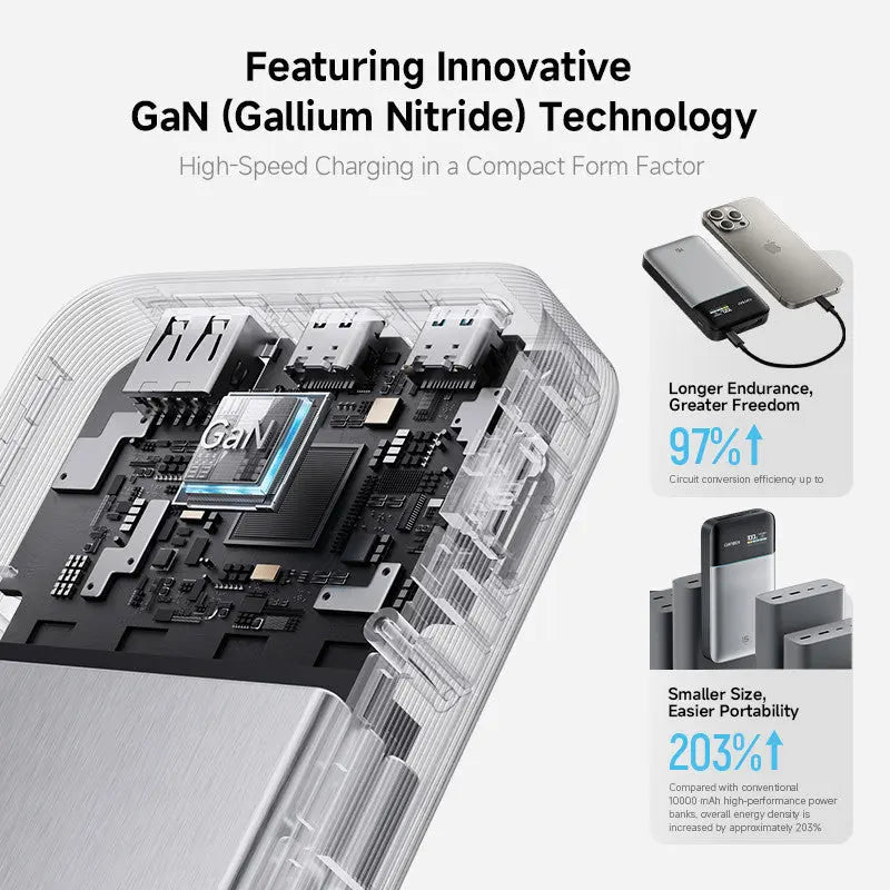 [CCC Power Bank] CUKTECH 15 Air Power Bank 90W Fast Charging 15000mAh Powerbank Portable Charger Tech House Singapore