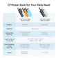[CCC Power Bank] CUKTECH CP24 Power Bank 20000mAh 40W Fast Charging Built-in USB-C Cable Powerbank Portable Charger Tech House Singapore