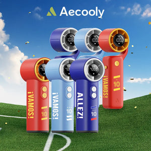 Aecooly World Cup Edition Portable Misting Fan Cold Air and Portable Handheld Fan Air Gimbal Portable Fan Tech House Singapore