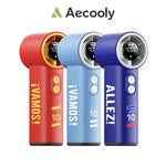 Aecooly World Cup Edition Portable Misting Fan Cold Air and Portable Handheld Fan Air Gimbal Portable Fan Tech House Singapore
