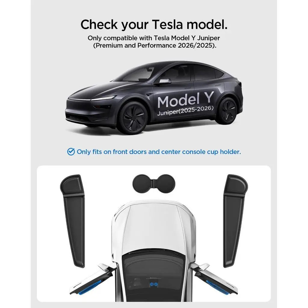 Spigen Tesla Model Y Juniper Front Door Pocket Guard + Cup holder Liner TG110-YJ Spigen Singapore Singapore