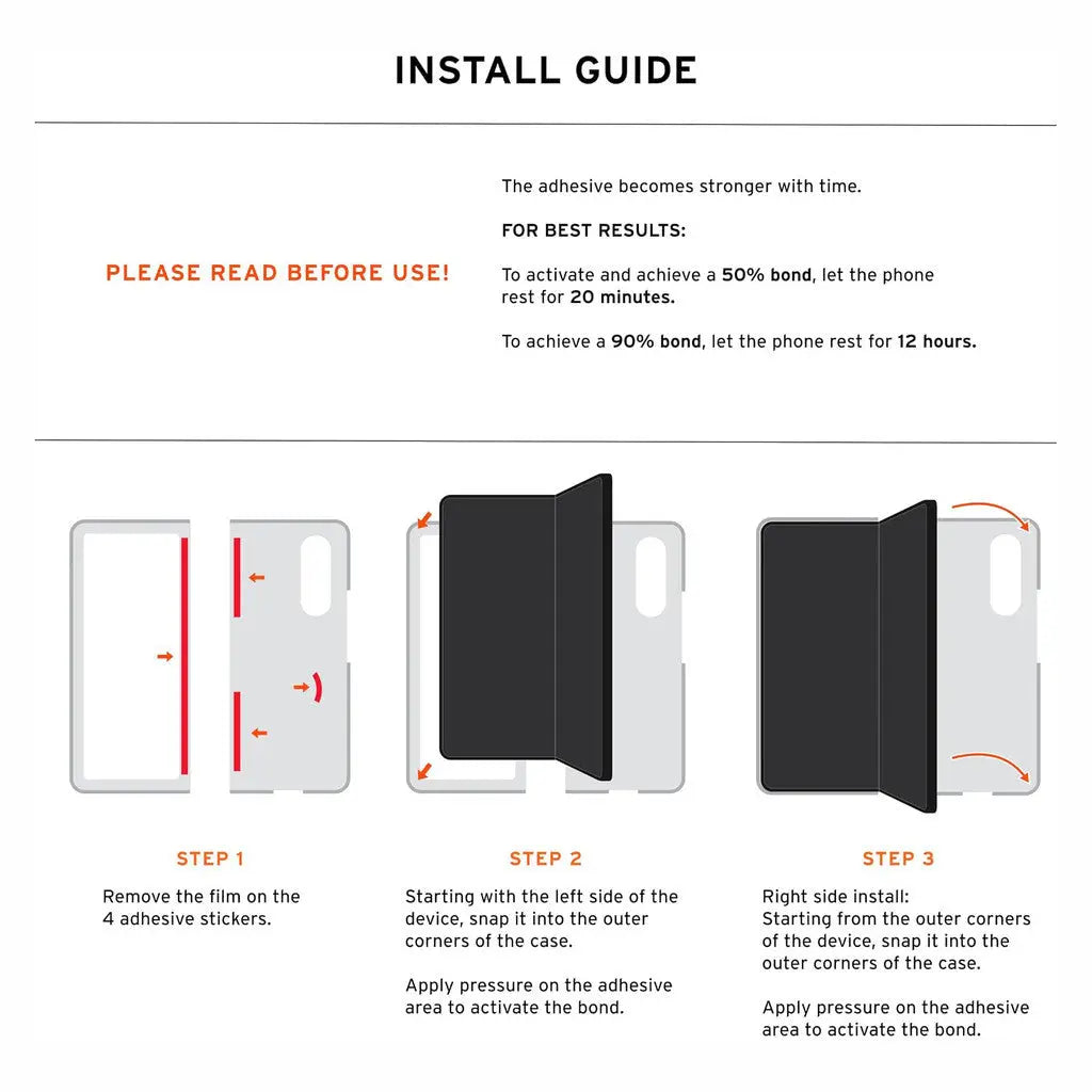 UAG Samsung Z Fold 8 Ultra Case Mouve XTE MagFit Magnetic Case Translucent Matte Samsung Case Tech House Singapore