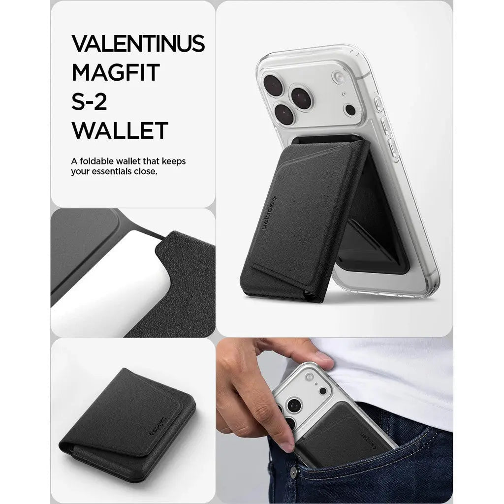 Spigen Magnetic Card Holder Wallet 3 Cards Valentinus S-2 Spigen Singapore Singapore