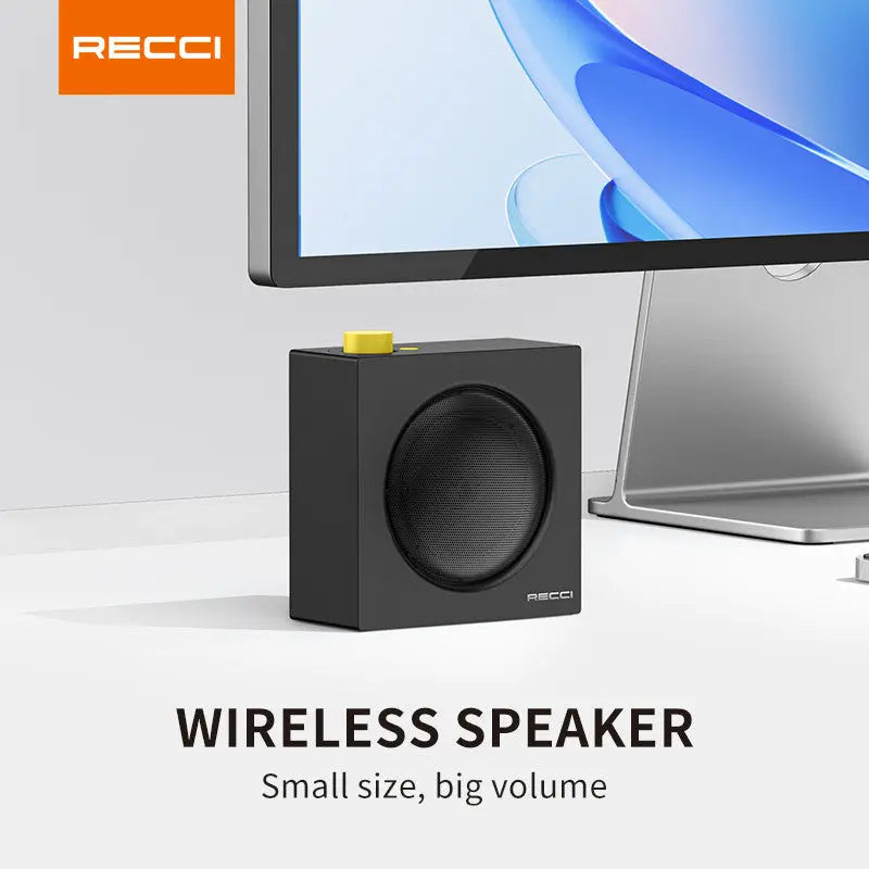 Recci Mini Bluetooth Speaker Built-in Microphone RSK-W46 Tech House Singapore