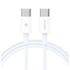 Recci Type-C to Type-C Cable PD 65W Fast Charging Cable 1M RS06CC - White