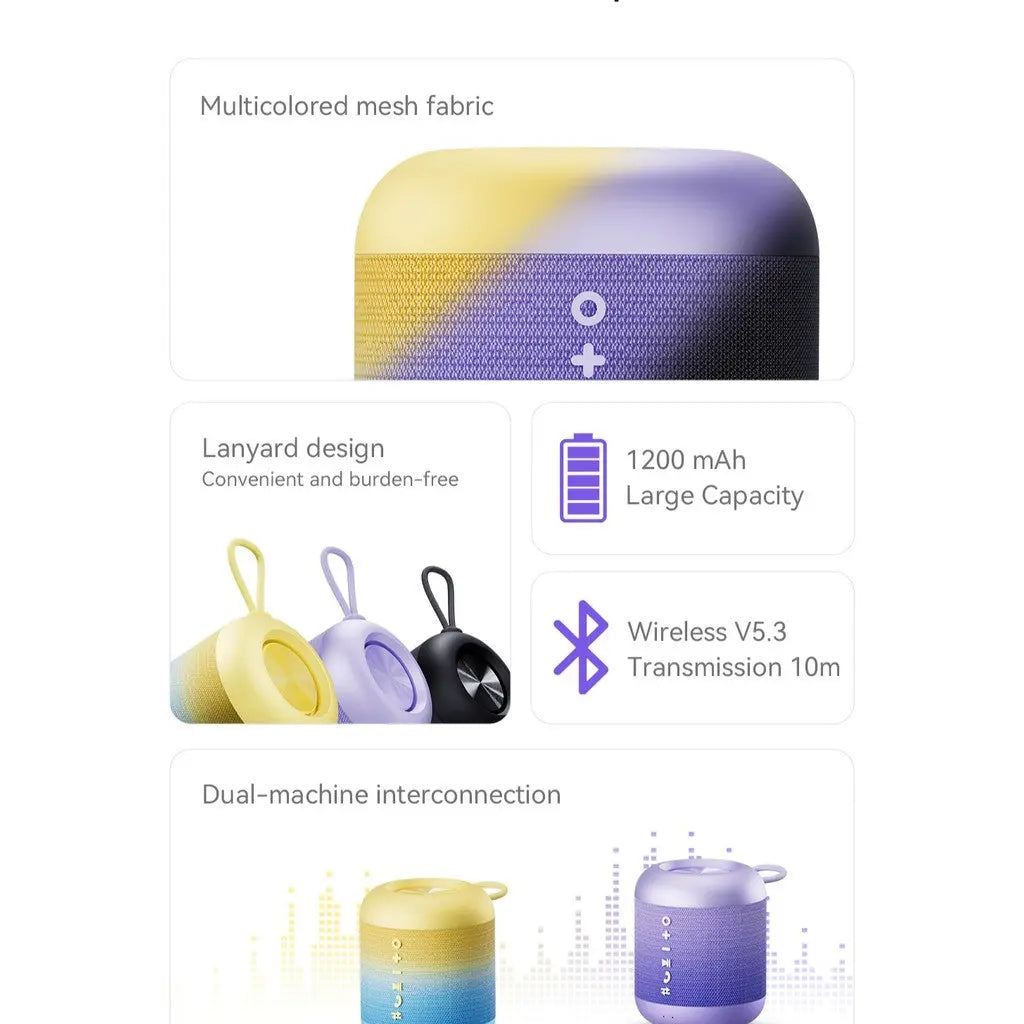 Recci Mini Bluetooth Speaker RSK-W52 Tech House Singapore