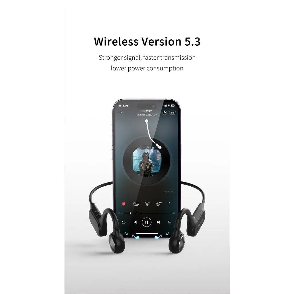 Recci Vogue Bone Conduction Bluetooth Earpiece Wireless Earphones REP-W61 Tech House Singapore