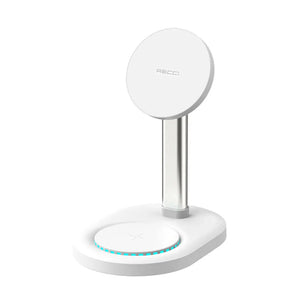 Recci Magnetic Charger Wireless Charger 2in1 15W RCW-32 Tech House Singapore