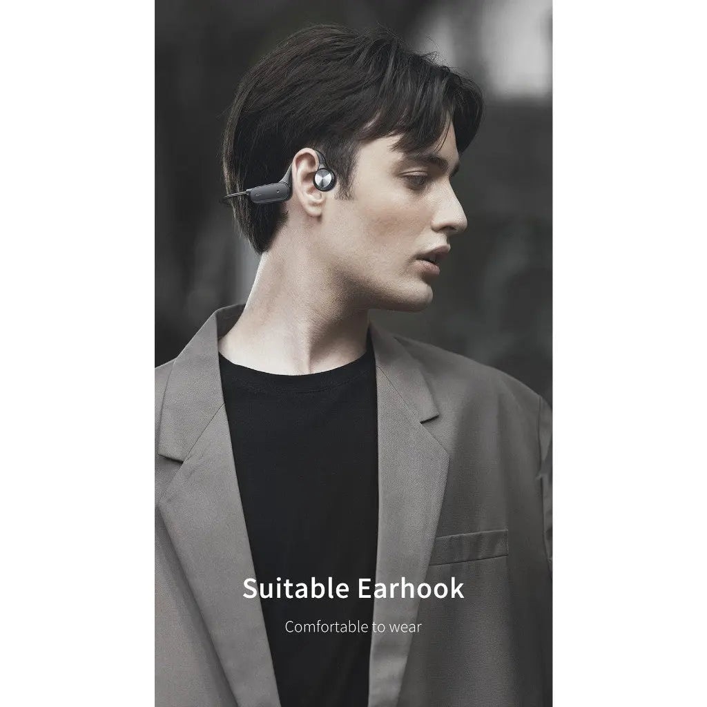 Recci Vogue Bone Conduction Bluetooth Earpiece Wireless Earphones REP-W61 Tech House Singapore