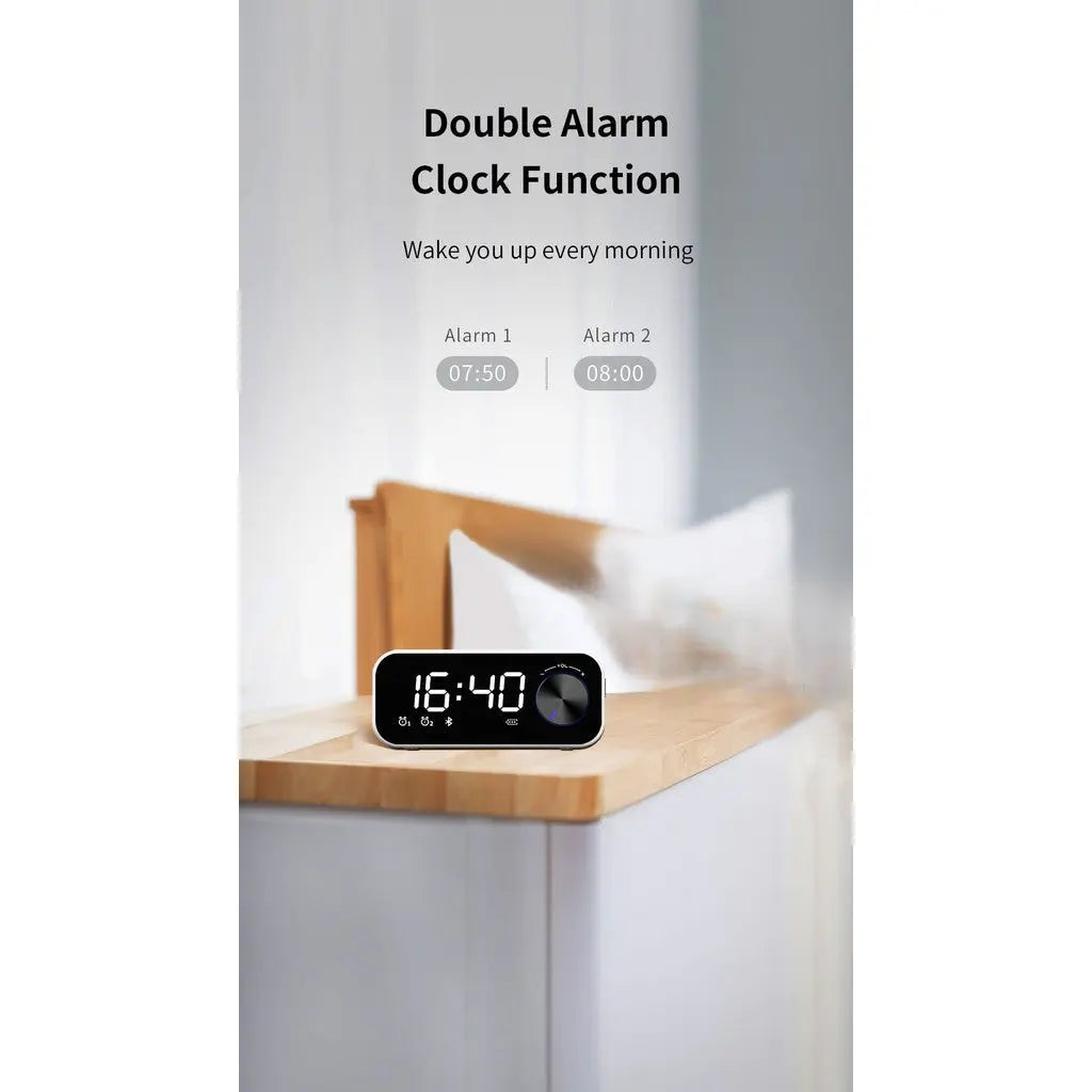 Recci Wireless Speaker with Alarm Clock RSK-W11 Tech House Singapore