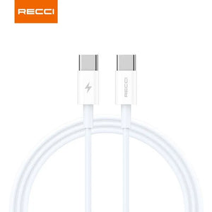 Recci Type-C to Type-C Cable PD 65W Fast Charging Cable 1M RS06CC Tech House Singapore
