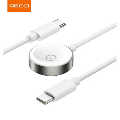 Recci 2-in-1 15W Apple Watch Charger 120cm RCW-39 Tech House Singapore