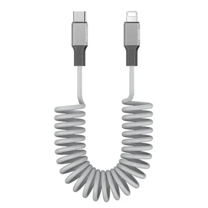 Recci PD 27W Type C To 8-Pin Cable Cable 1.8m Up to 480Mbps RS25CL Tech House Singapore