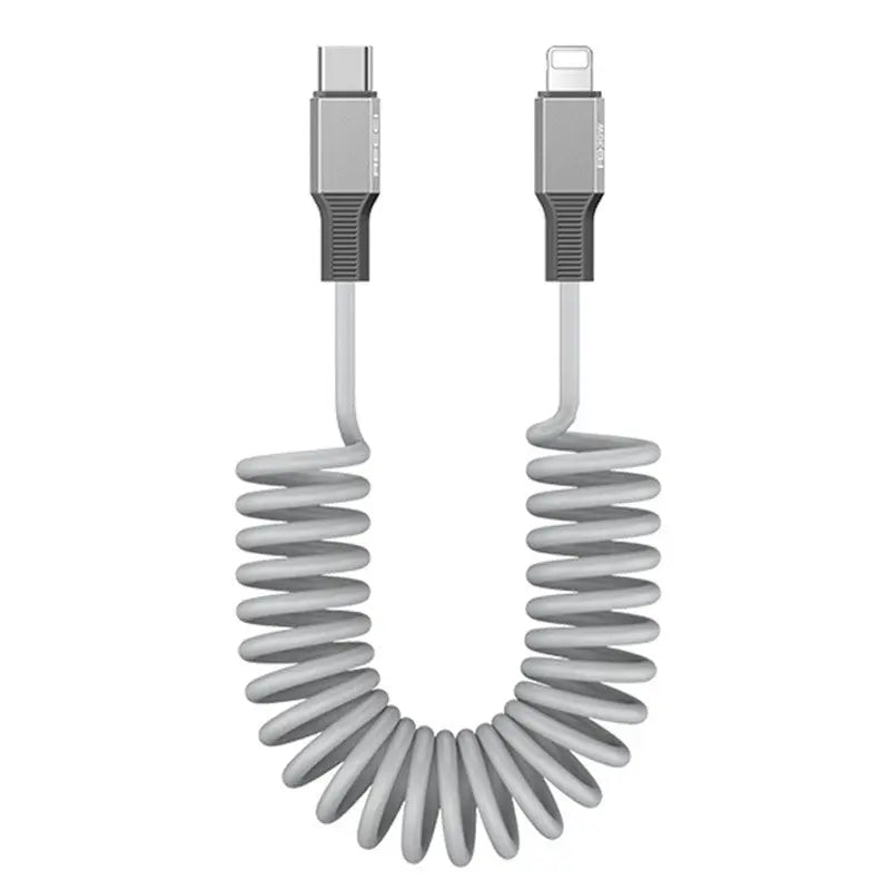 Recci PD 27W Type C To 8-Pin Cable Cable 1.8m Up to 480Mbps RS25CL Tech House Singapore