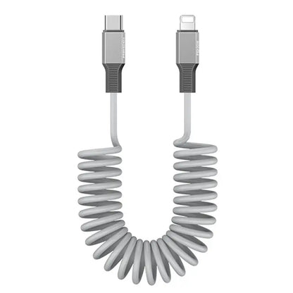 Recci PD 27W Type C To 8-Pin Cable Cable 1.8m Up to 480Mbps RS25CL Tech House Singapore