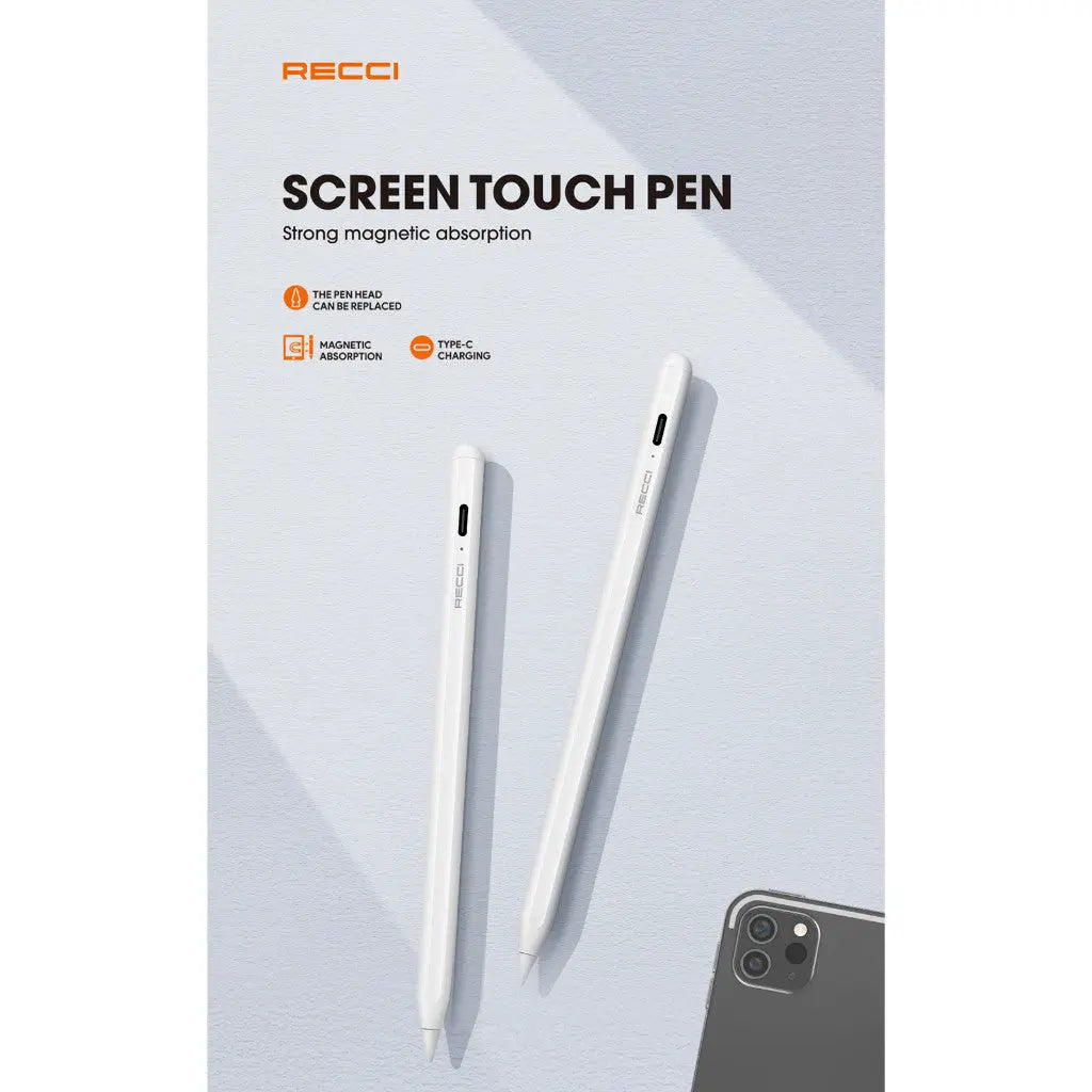Recci Tablet Touch Pen Screen Touch Pen with Type-C Charging RCS-S09 Tech House Singapore